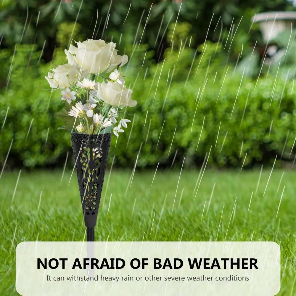 2 Stücke Hohl Rasen Outdoor Blumenhalter Vase Blumenkorb Garten