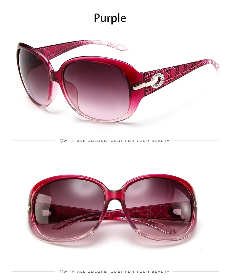 Damen-Sonnenbrille Elegante Komfortable Sonnenbrille Modischer Hohlstil Sonnenbrille Großer Rahmen Outdoor-Brille Sommer UV400 – Detail 5