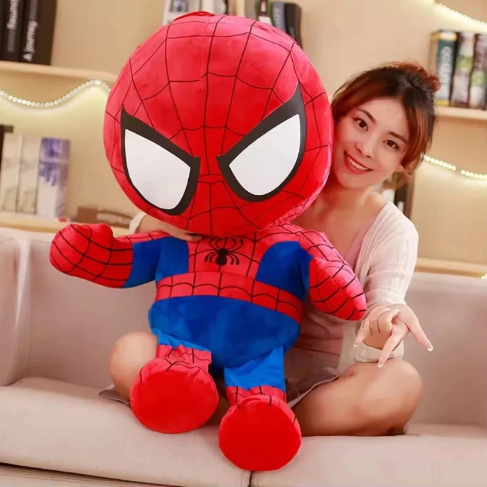 Spider Man peluches dessin animé film Anime Super héros poupée mignon oreiller pour enfants garçon beau cadeau de noël peluche Animal jouet cadeau