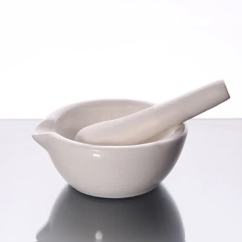 Household Ceramic Mortar and Pestle Set Grinding Bowls for Kitchen Spices Teas Garlic Pepper Grinder Mini Herb Mills 4 size