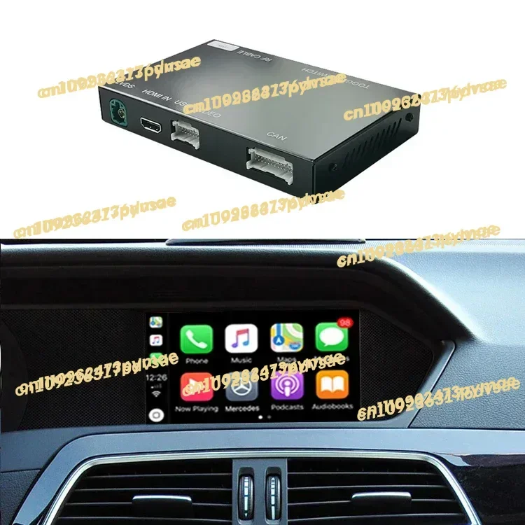 NEW Road Top Multimedia Interface Car Play Module Decoder Box Wireless CarPlay Android Auto for Mercedes Benz C-Class W204 2011-