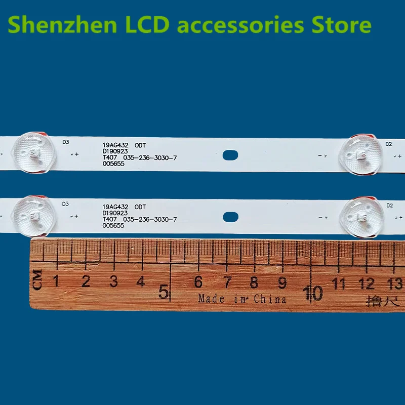 Suitable for universal LED light strip with 32/22/24/37 inch 4-light 3V light strip JL D23641330-140C-M_V02 4LED 448MM 3V