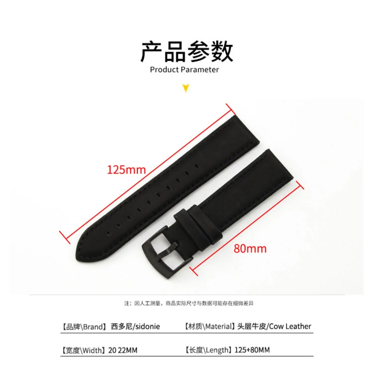 Genuine Leather Watchband for Armani Ar1692 1694 1732 1828 2075 Ax2098 Waterproof Sweat-Proof Soft Comfortable Watch Strap 20 22