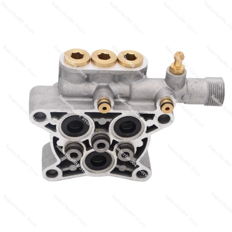 

Для машины для очистки высокого давления, портативная 220 В, головка насоса для мойки автомобиля, крышка насоса в сборе