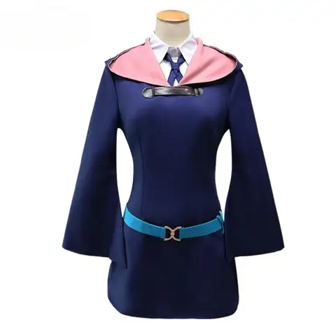 2025 Anime Little Witch Academia Diana Cavendish Cosplay Kostymer Klänning Uniform Hatt Cosplay För Kvinnor Halloween 2025 10 best sales Lilla Häxakademins cosplay - №1