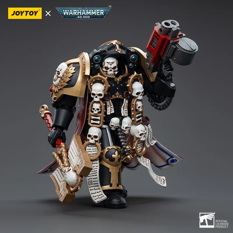 JOYTOYWarhammer 40K Ultramarines Terminator Chaplain Brother Vanius 1:18 Action Figure Anime Military Model Toy Ornament