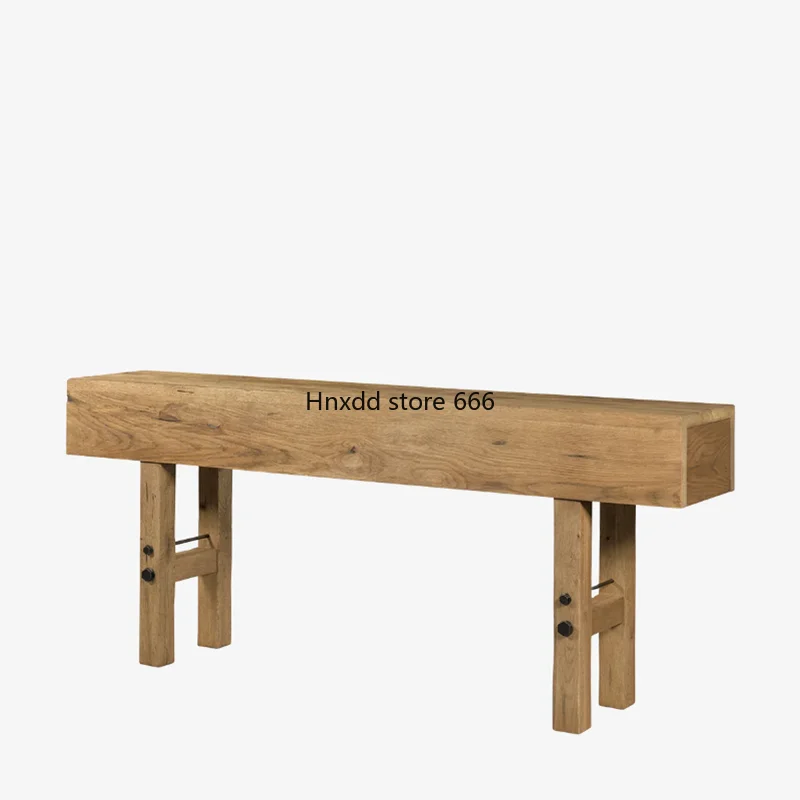 Retro log porch table table surprised by the silent wind aisle corridor storage table