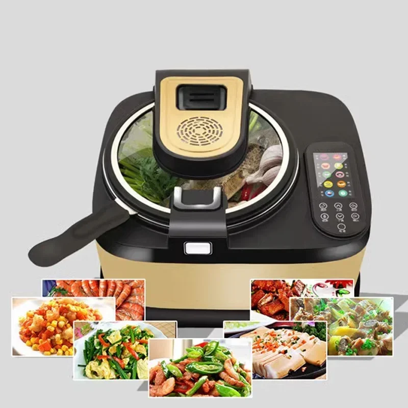 Smart cooking machine Kitchen Robot Cooker Intelligent Automatic Stir-frying Machine Kitchen Robot Machine 1806W
