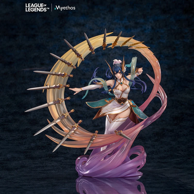 In Stock Myethos 1/7 League Of Legends Immortal Journey Irelia PVC 34CM Game Anime Action Figures Model Collection Ornament Toy