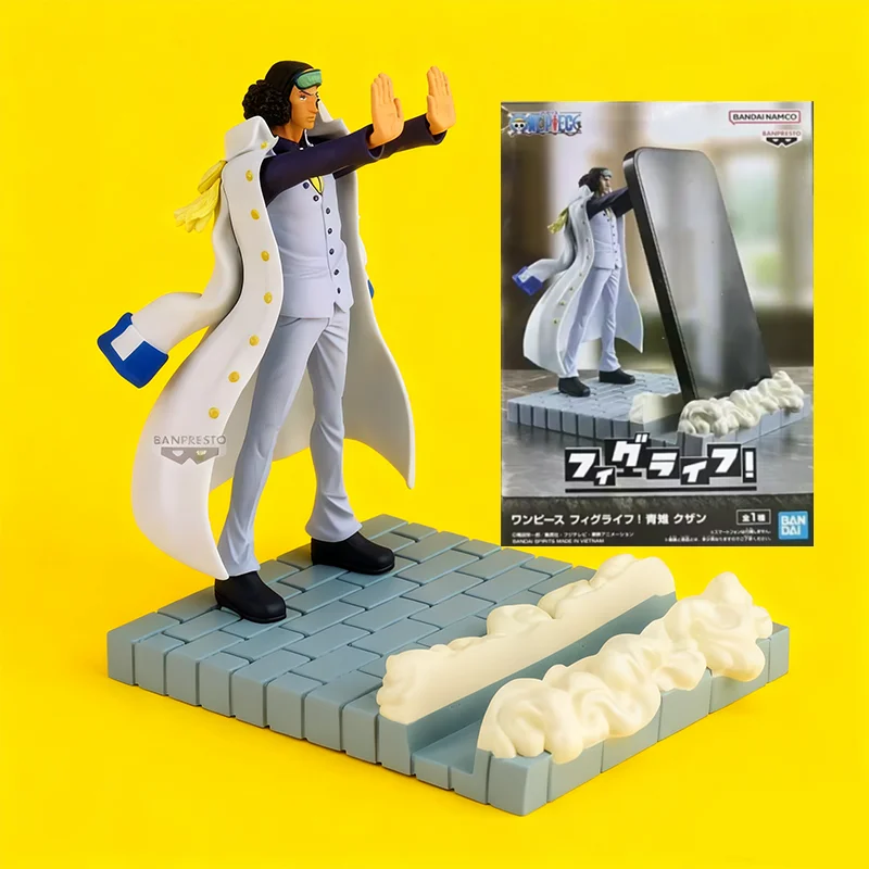 Auf Lager Bandai Original One Piece Kuzan Figuren Marke Neue Anime Action Modell Cartoon Puppe Desktop Ornamente Spielzeug Festival Geschenke