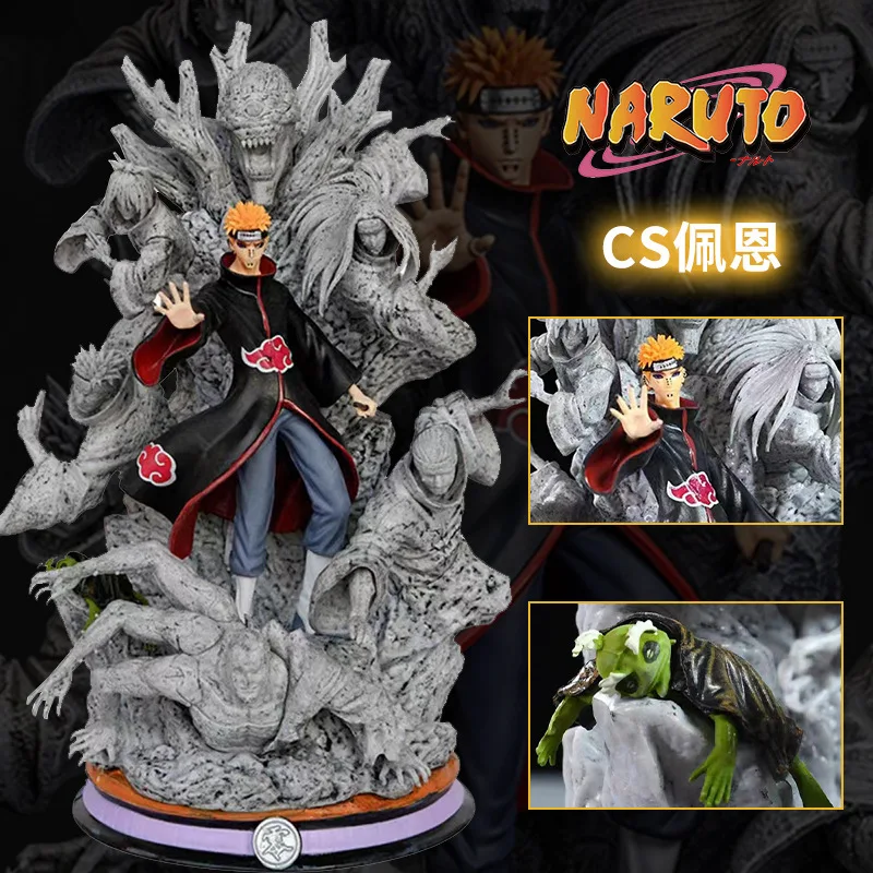 Pain Figures Cartoon Naruto Anime Figure Pain Model 27cm GK PVC Statue Figurine Doll Collection Car Decotation Children Toy Gift