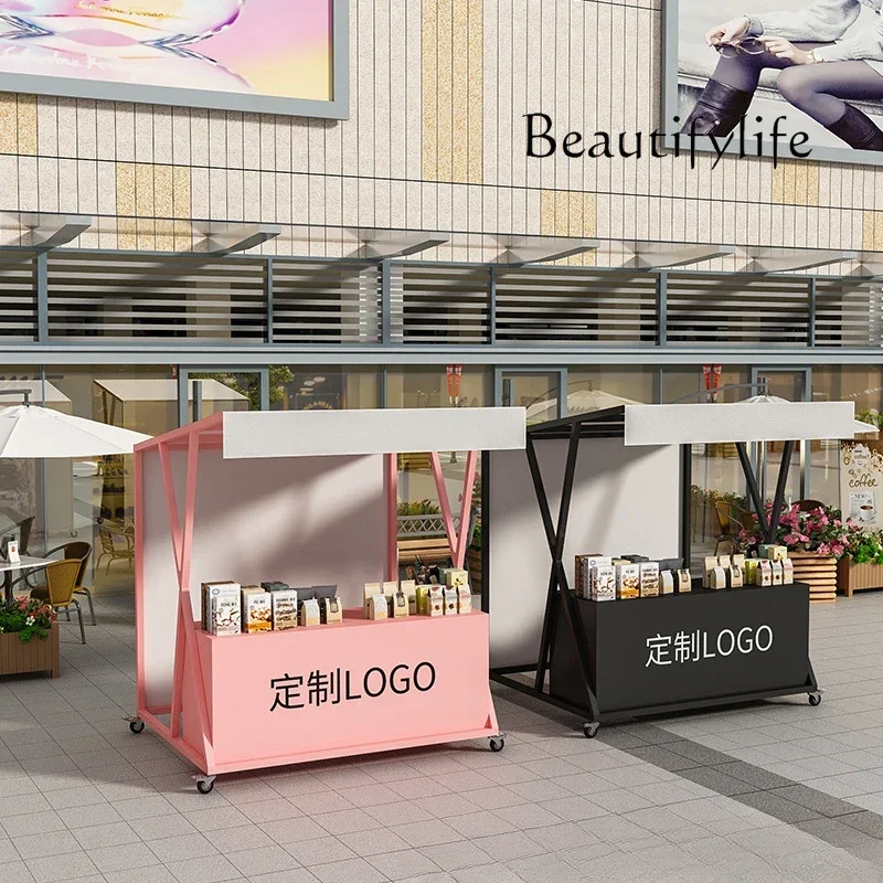 XX Market Stall Rack Commercial Street Promotion Rack Stall Table Shelf Supermarket Display Rack Activity Frame