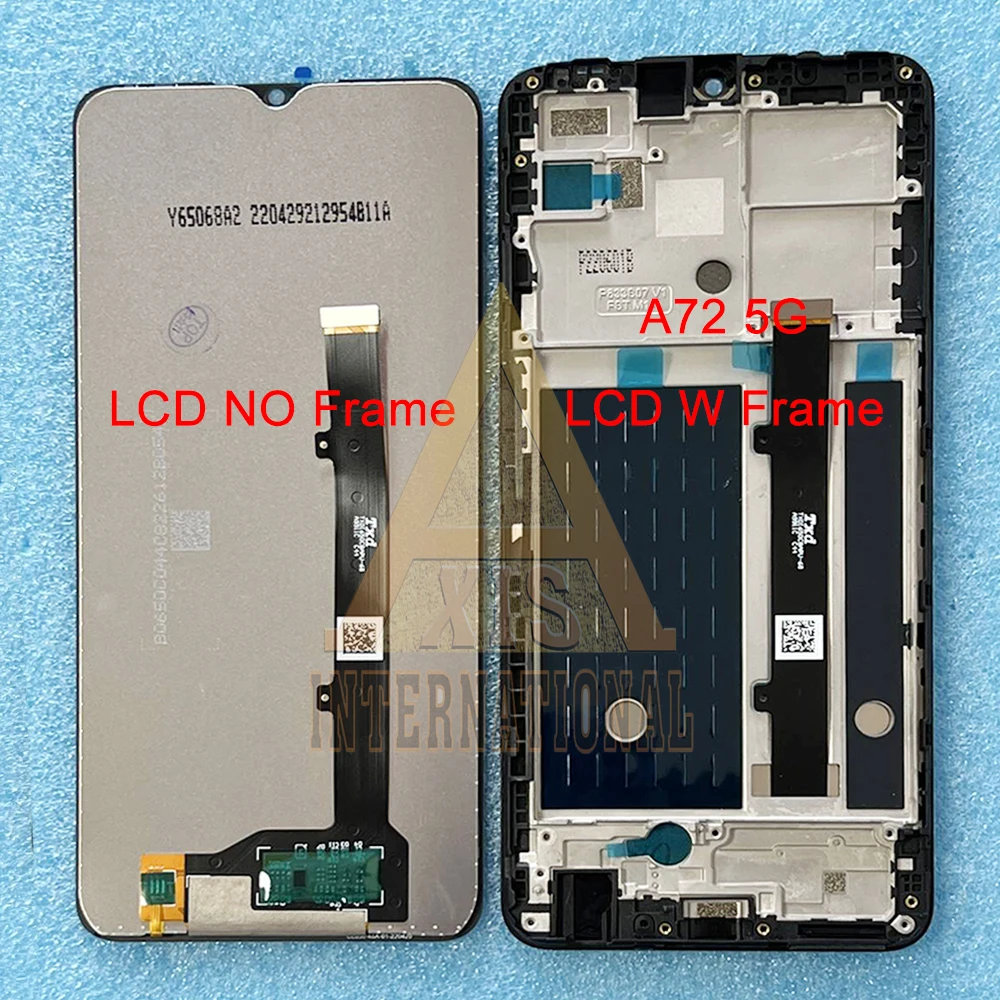 6.52'' Original For ZTE Blade A52 LCD A52 4G Display Screen Touch Panel Digitizer For ZTE Blade A72 5G Voyage 30 7540N LCD Frame