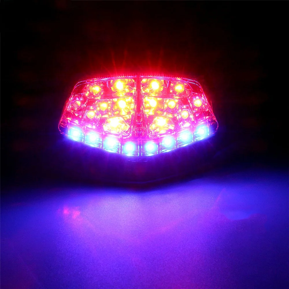 New Integrated LED Tail Brake Turn Signal Light Lamp for Kawasaki NINJA 250R