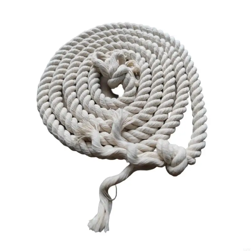 

L5YC Adjustable Rope Belt for Jeans Cotton Linen Braided Design Casual Wear