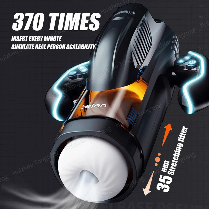 Automatic Male Masturbator Cup 10 Thrusting&Vibration Modes Heating Function with Phone Holder Stroker Adult Sex Toys For Men