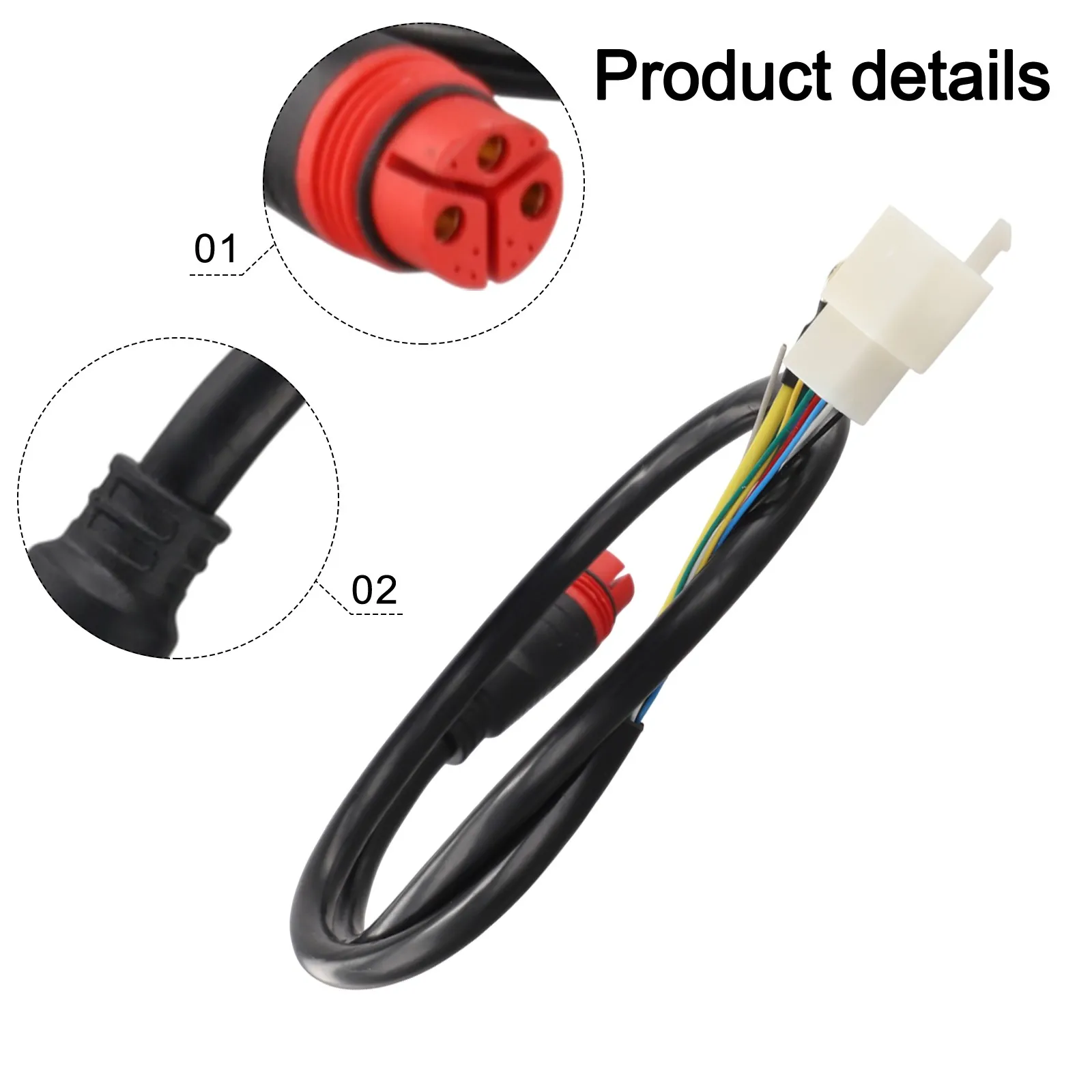 

Electric Bicycle Hub Motor Female Adapter Cable Waterproof Connector Cable For Bafang G062 G060 G090 Hub Motor Female Head