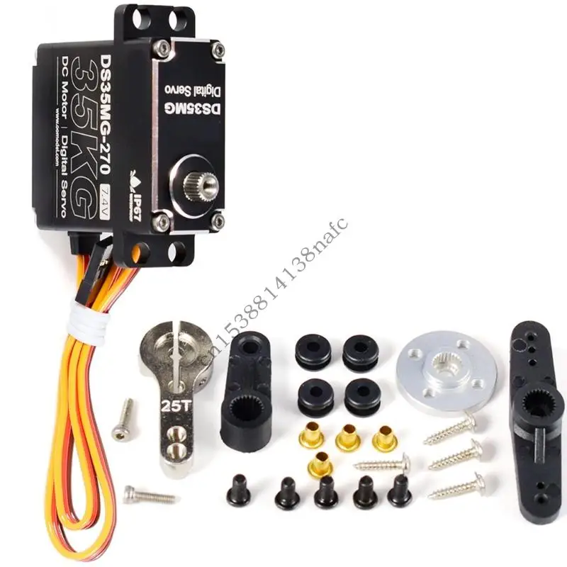 

594F Super Responsive Digital Servo 35kg High Twisting Waterproof for 1/10 Scale