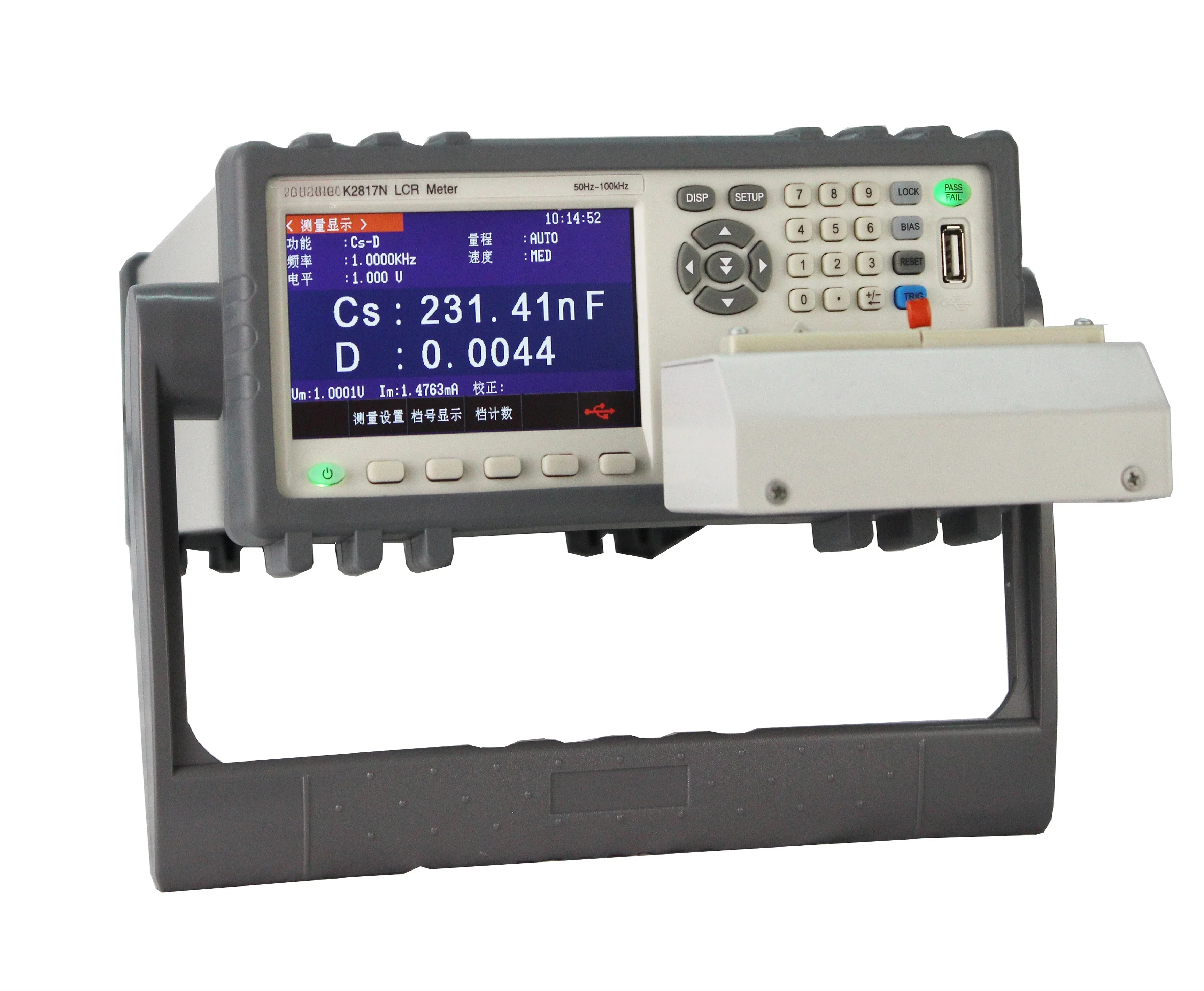 2817N 100KHz Digital LCR Meter Capacitance Inductance Resistance Tester Bridge Meter