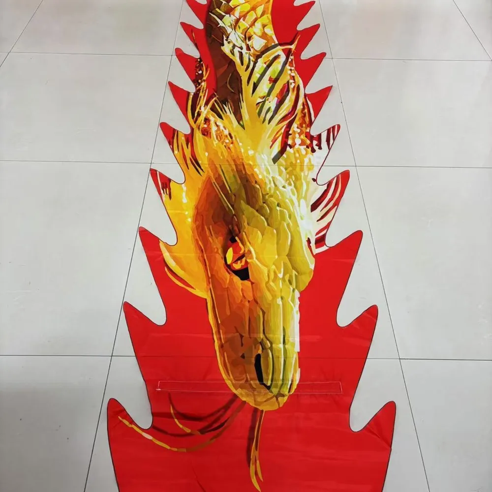 

8 м змеиное изображение танца дракона хвост аксессуар карнавальный фестиваль праздничный поставка (не включает голову дракона)