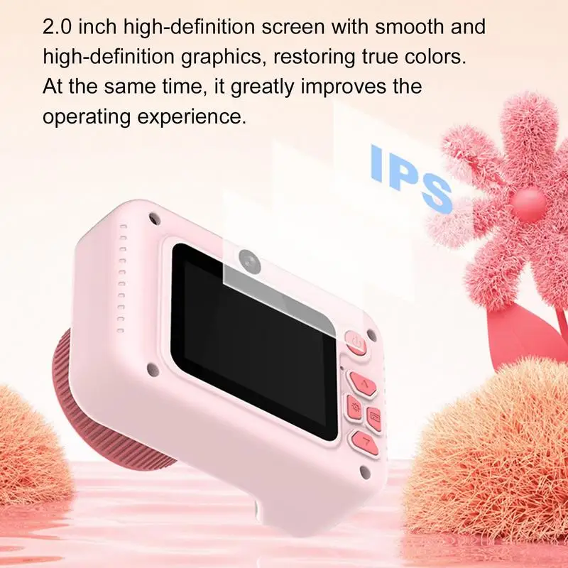 Kids Digital Camera 20MP HD Children Camera with Eye Protection Screen Built-In Game Shockproof Camera for kids Christmas Gift