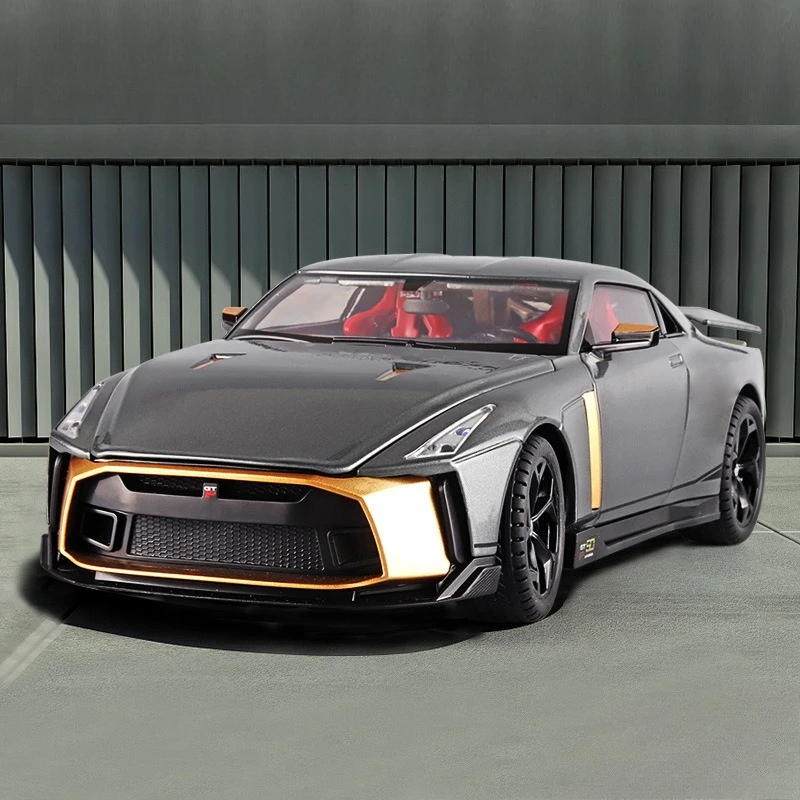 

1:18 GTR50 спортивный автомобиль гоночный автомобиль из сплава модель детский мальчик металлический игрушечный автомобиль орнамент моделирование