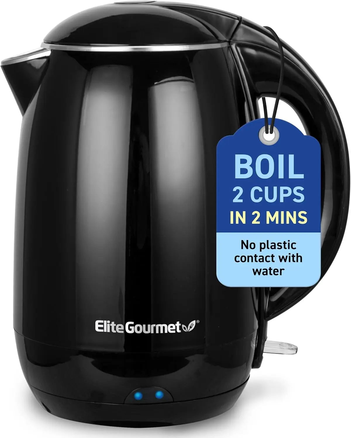 

1.8L Insulated Electric Kettle with Auto Shut-Off, Cool-Touch Design, and 360° Swivel Base for Easy Cord-Free Use