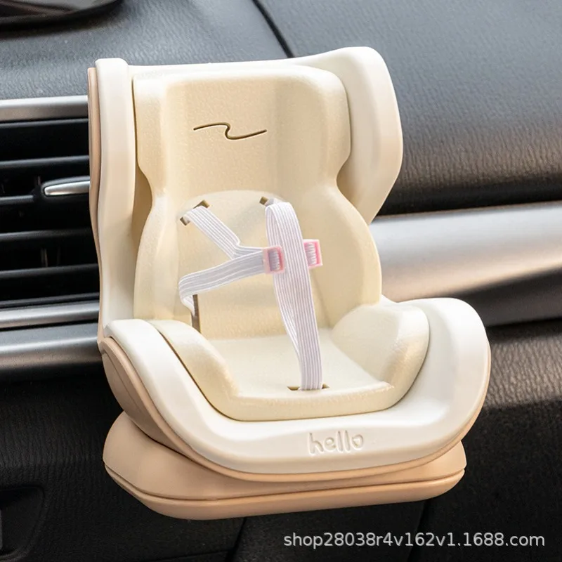 

For Labubu Vehicle-mounted Seat Car Trim Safety Seat Vinyl Figurines Plush Decorative Item Toy Accessories Fashionable Gift