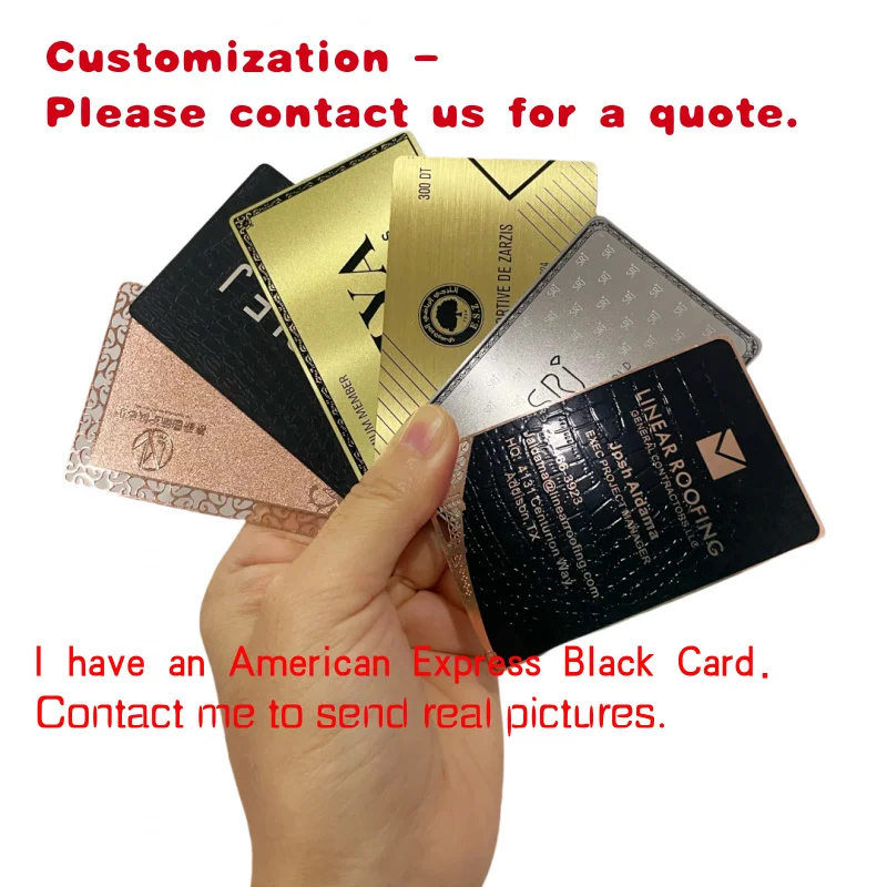 

custom.Cheap Custom Metal Business Card Stainless Steel Engraved Metal Plated VIP Card
