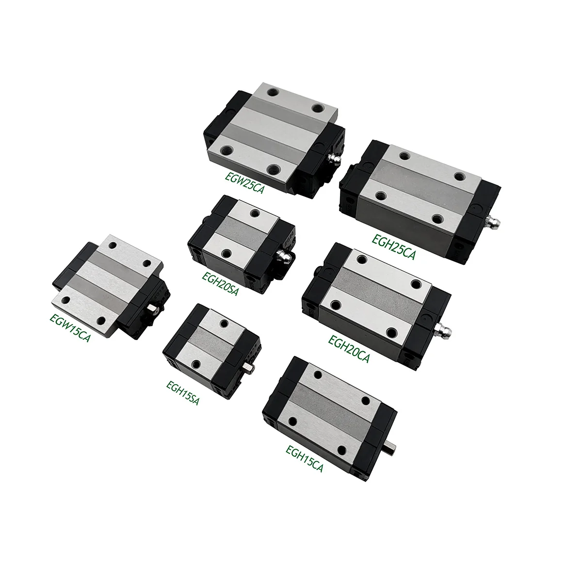EGH15CA EGH15SA EGW15CC EGW15SC EGH20CA EGH20SA EGW20CA EGW25CA EGH25CA Linear Slider Block EGR Square Guide Rail EGH30CA EGH25S
