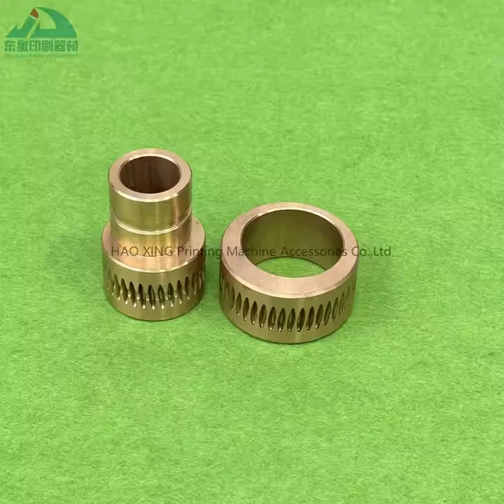 Printing Machinery Parts Copper Bushing Offset Printing Accessories Copper Sleeves for Man Roland Water Roller Copper Sleeve