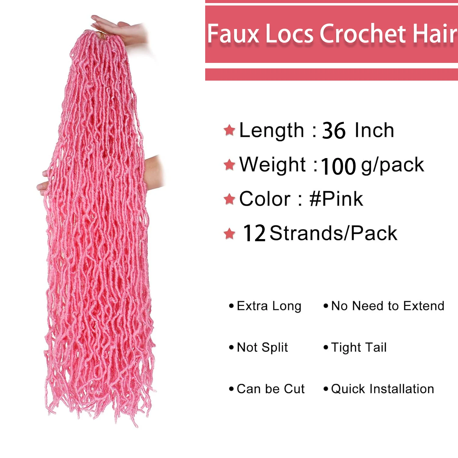 36-дюймовые искусственные локоны, вязанные крючком волосы для чернокожих женщин, мягкие локоны, вязанные крючком волосы для бабочек, вьющиеся, волнистые, синтетические локоны богини