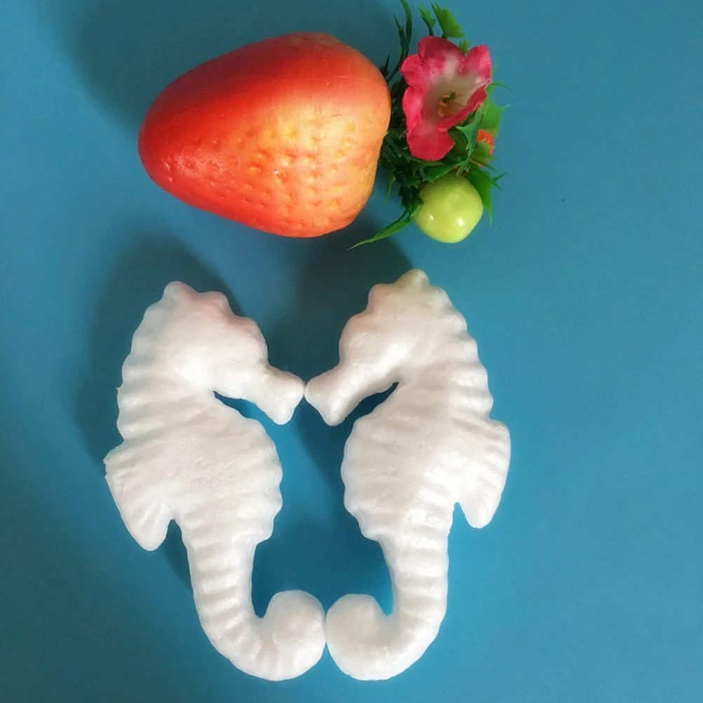 

10 pcs 11Cm Sea Horse Craft Material Unpainted Foam For Kids Diy Painting Project Church Preschool Christmas Decor Educational