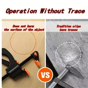 4 'Carpentry Clamp 1/2 pcs Fixed Type Set Rapid Release Speed Extrison Nylon Barbar Work Kit Gadgets Diy Portable 5 Main Sales Nylon Ambaccasses - №5