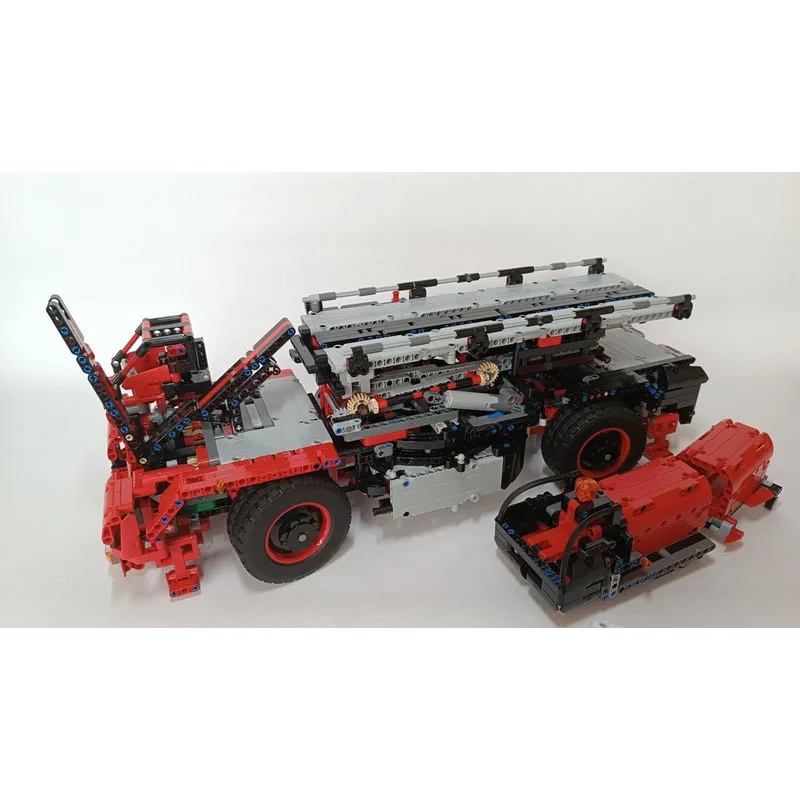

MOC-159218 New City Airport Food Truck Building Block Model 3348 Parts MOC Boys Children's Birthday Christmas Toy Gift