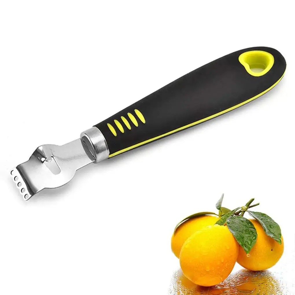 Fruit Graters Lemon Peeler Grating Tool Stainless steel Handily Gripped Household Accessories Kitchen Gadget Serrated Slicer