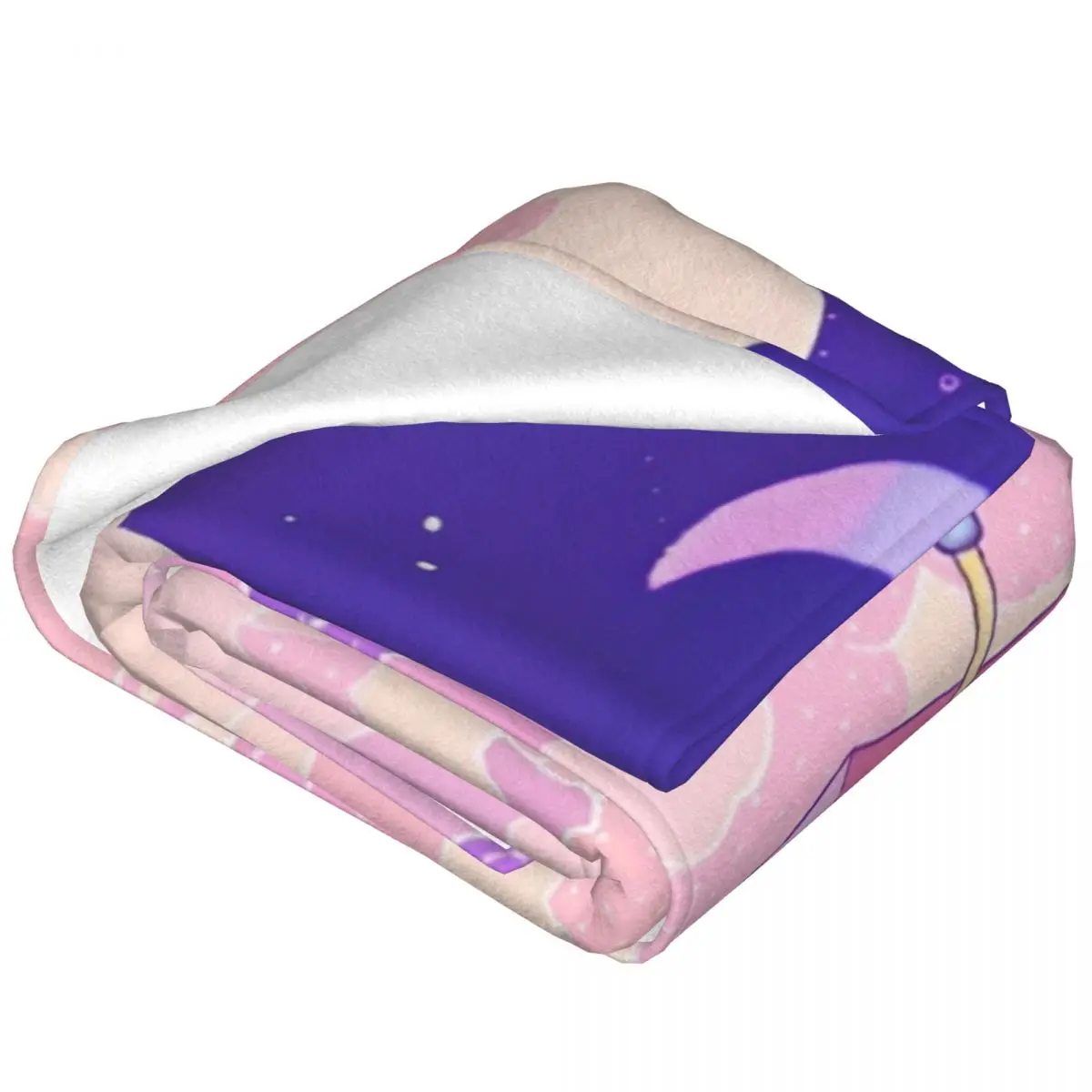 Cute Kawaii Kirbys Knitted Blankets Fleece Cartoon Soft Throw Blankets for Bedroom Sofa Bed Rug