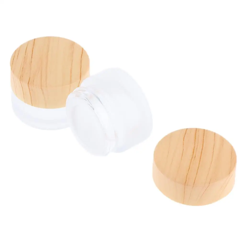 6-10pack 2x Mini Sample Bottle Cosmetic Makeup Jar Pot Cream Lip Balm Containers