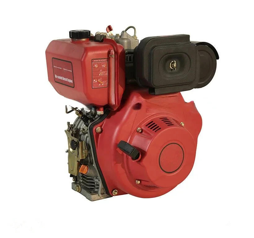 chinese small 1-cylinder air-cooled 4-stroke compact motor diesel engine