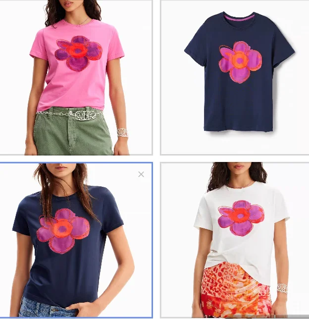

Original foreign trade order: Spanish summer round neck solid color short-sleeved T-shirt
