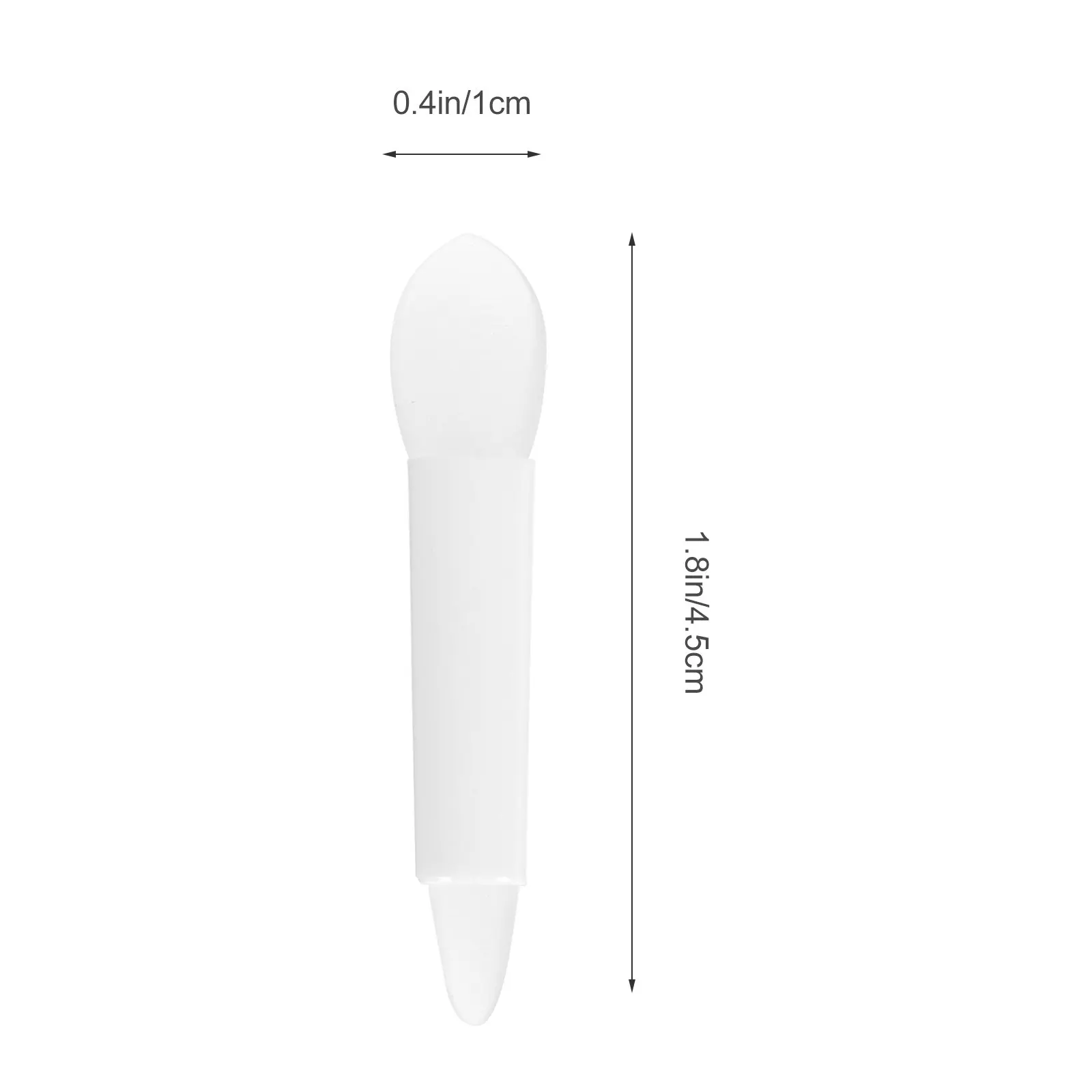 30 stuks lippenstiftapplicator met comfortabel handvat, huidvriendelijk siliconenmateriaal voor gladde lippenbalsem, oogschaduw blending