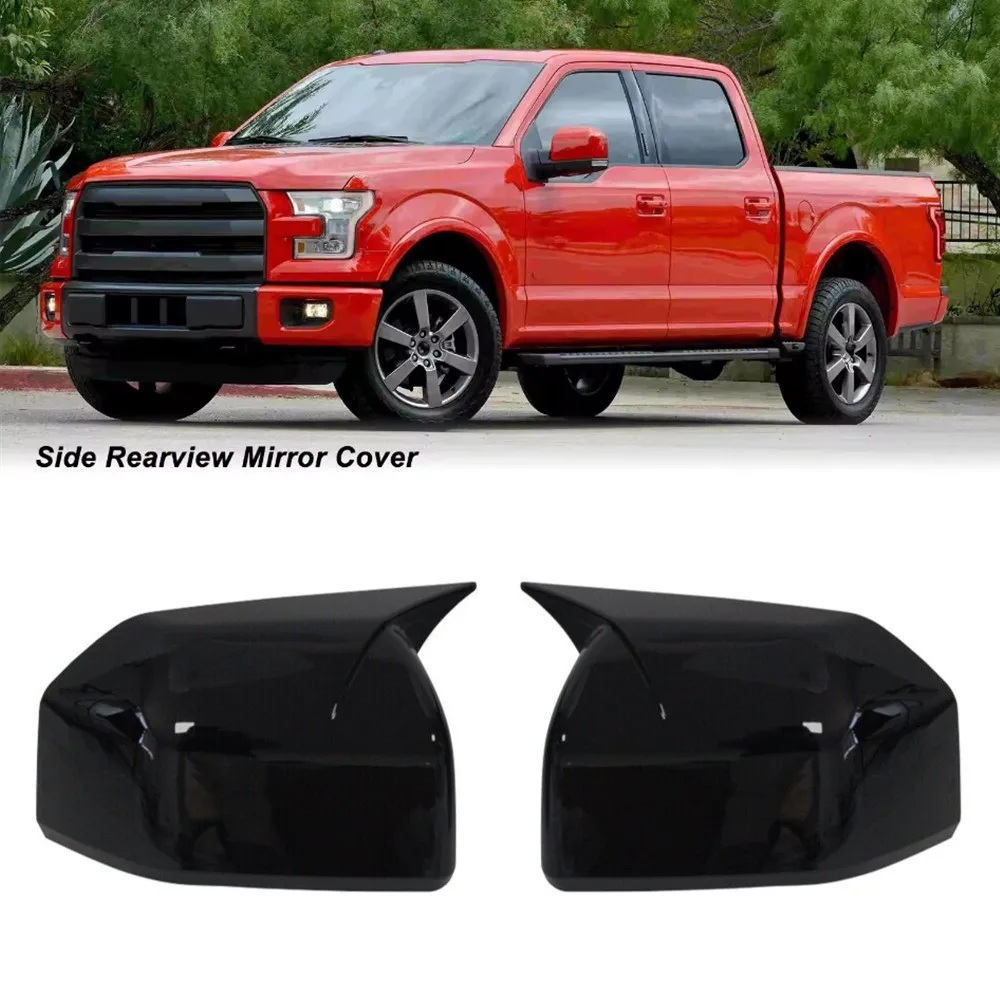 

2 шт. для Ford F150 F-150 Raptor 2015-2020, крышка бокового зеркала заднего вида, крышка крыла, наружная дверь, отделка заднего вида, украшение автомобиля