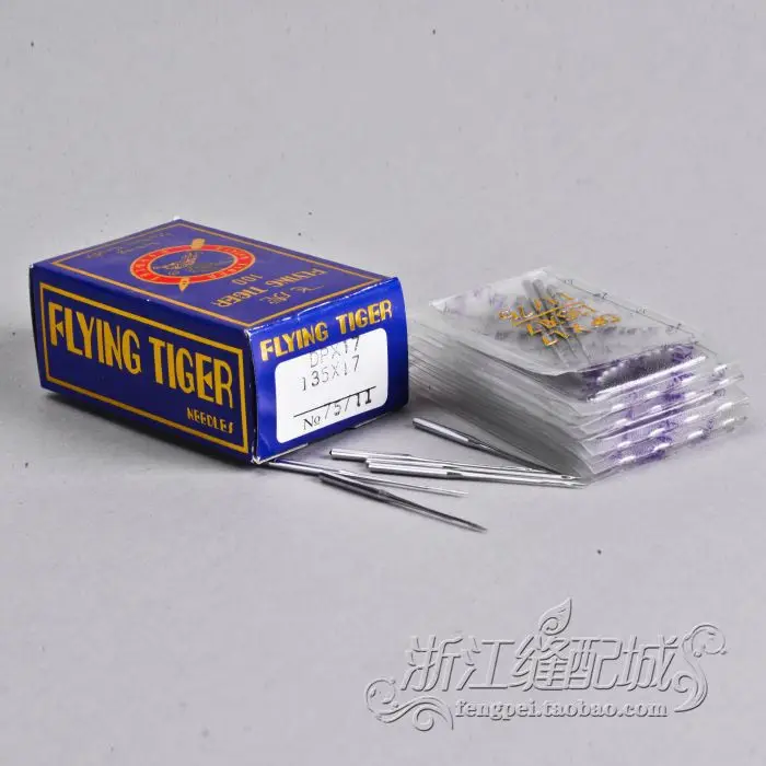 DP * 17 11# 12# 14# Authentic Simultaneous Sewing Machine Flying Tiger Needle