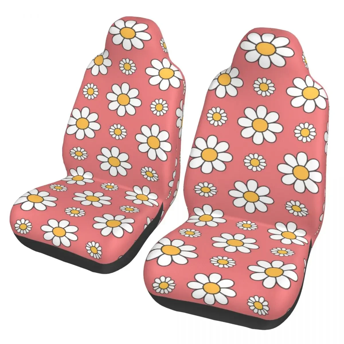 

Daisy, Daisy, Daisy 2 Front Car Seat Covers for Cars Auto SUV Universal Protector Accessories