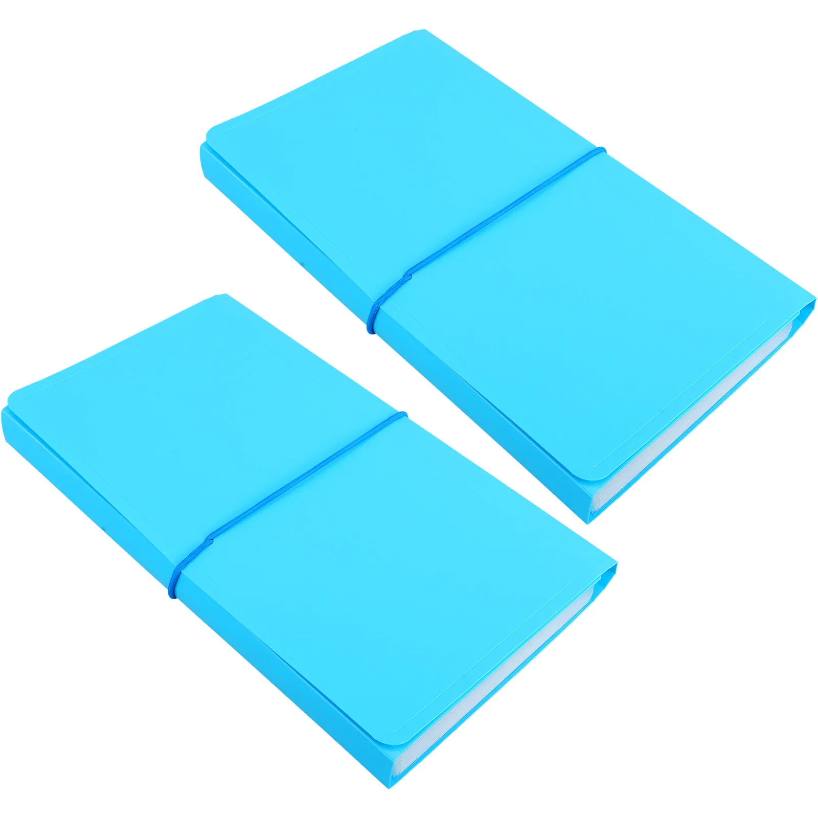 

2Pcs Portable Accordion File Folder with 13 Pockets Large Capacity Document Organizer for Office Home Travel School Papers