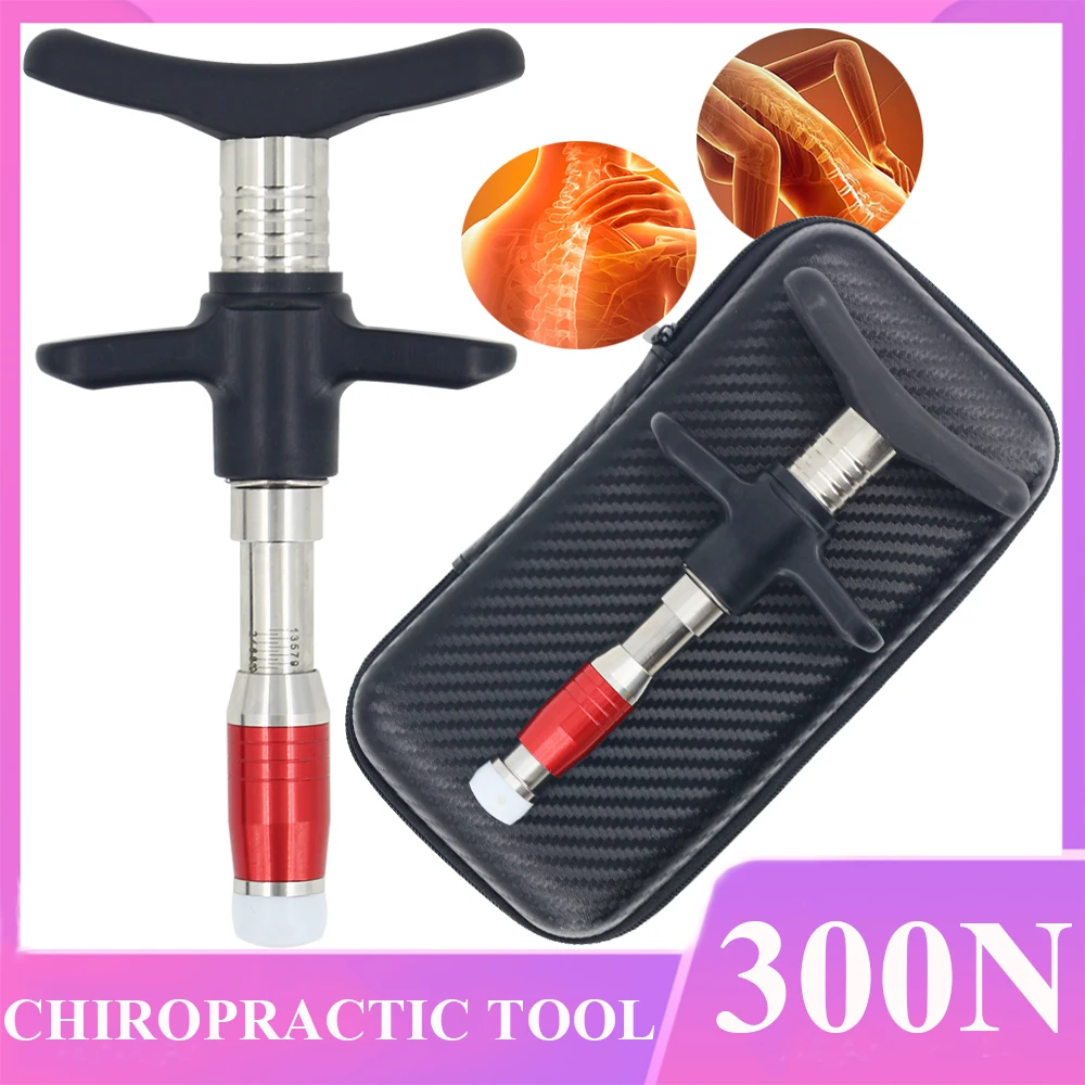 New Manual Chiropractic Gun For Spinal Pain Backbone Modulation Massager Adjustment 300N Professional Massage Correction Tools