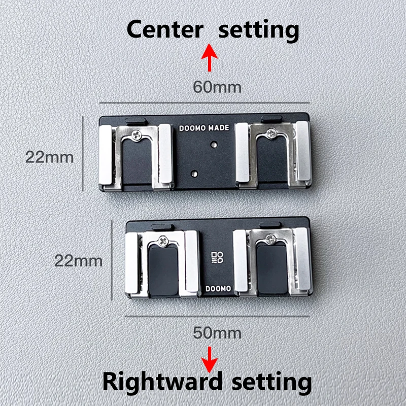 Center and Rightward Setting Double Cold Shoe Quick Mount for Film Camera Side-axis Camera 120 Lei ca Viewfinder and Light Meter