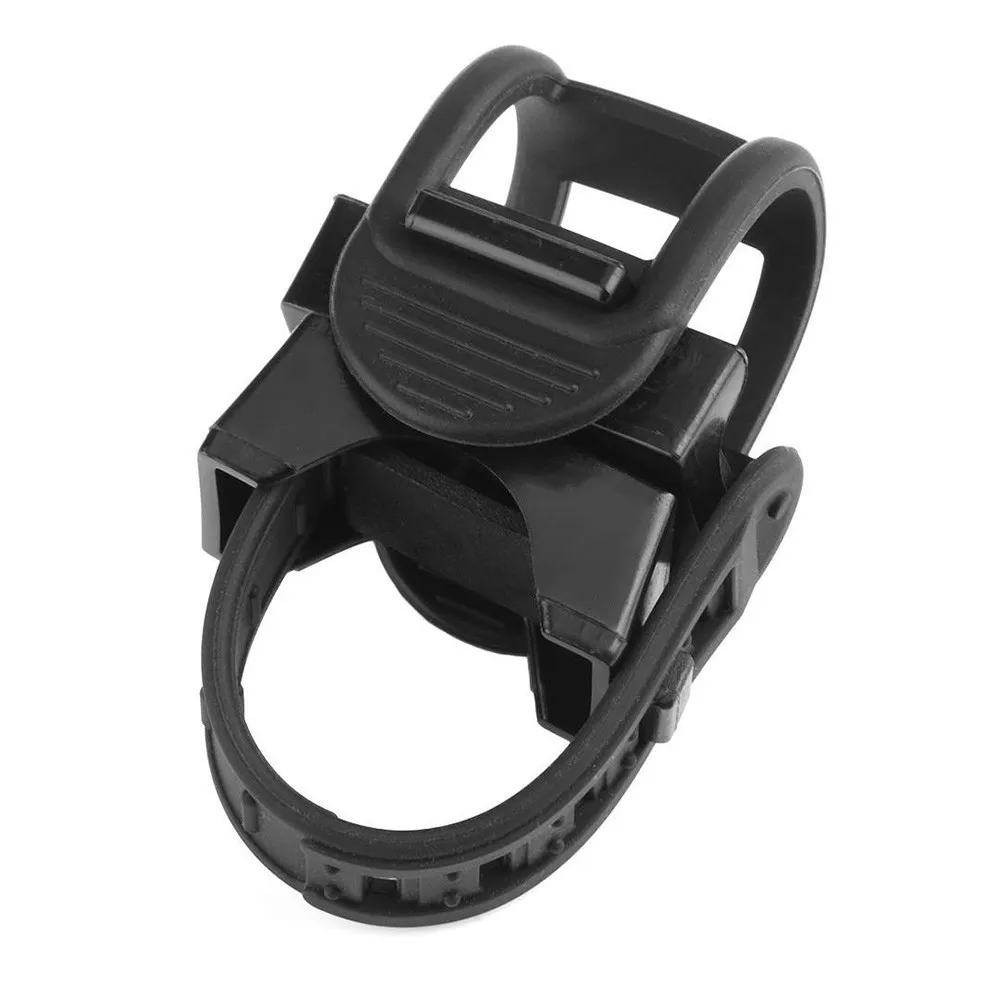 360° Swivel Bicycle Bracket Front Flashlight Torch Mount Road Bike Head Light Holder Adjustable Clips Cycling Accessories