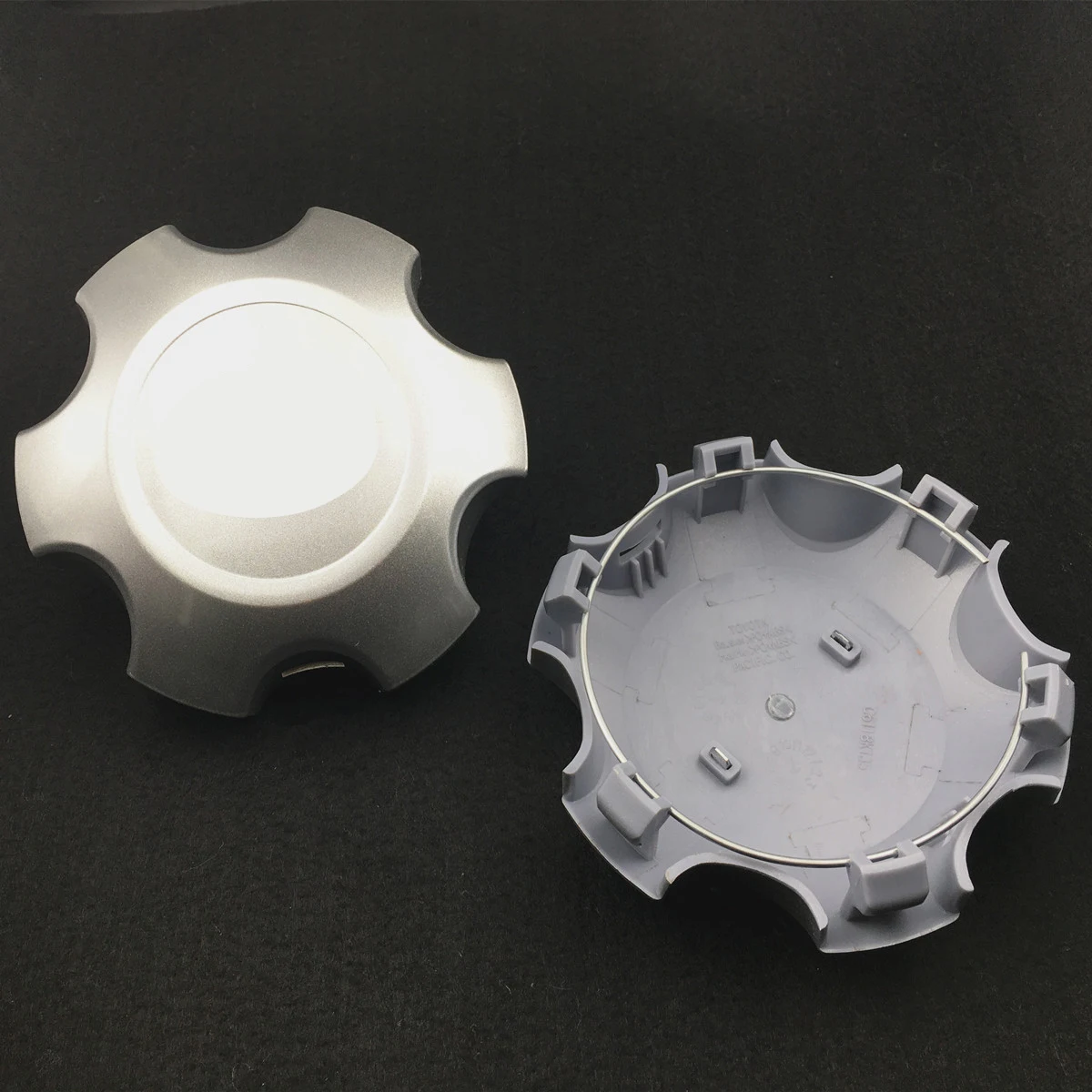 4 قطعة سبيكة عجلة غطاء محور مركزي حافة قبعات لتويوتا لاند كروزر 2002-2018 برادو 120 TX VX 2700/4000 4.0L ترصيع مع الشعار #3