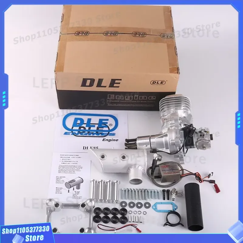 Originele DLE85 Eencilinder Tweetakt Side Uitlaat DLE 85CC Verplaatsing Voor Rc Multi-Rotor Benzinemotor